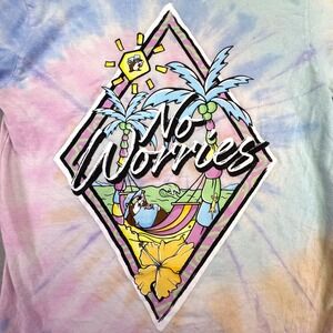 Buc-ee's Shirt Women's Size Small Tie-Dye Vacation‎ Tropical Pastel T Shirt